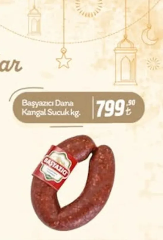 Bağyazıcı Dana Kangal Sucuk Kg
