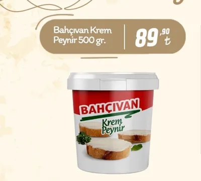 Bahçıvan Krem Peynir 500 Gr.