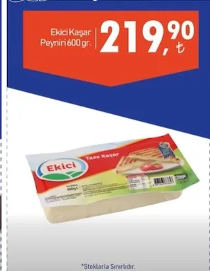 Ekici Kaşar Peyniri 600 Gr