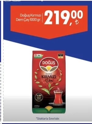 Doğuş Kırmızı Dem Çay 1000 Gr