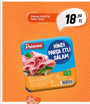 Polonez Hindi Etli Salam 50 Gr