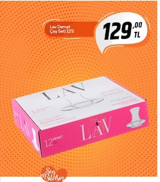 Lav Demet Çay Seti 12'Li