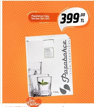 Paşabahçe Gala Bardak Seti 18Li