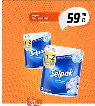 Selpak Dev Rulo Havlu