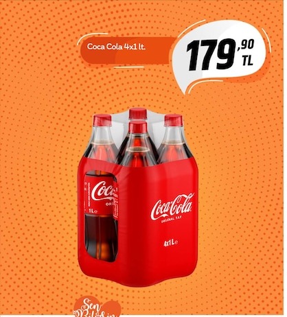 Coca Cola 4X1 Lt.