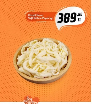 Gürsüt Yarım Yağlı Eritme Peynir Kg