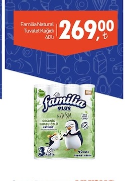 Familia Natural Tuvalet Kağıdı 40'Lı