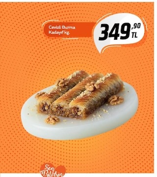 Cevizli Burma Kadayıf Kg