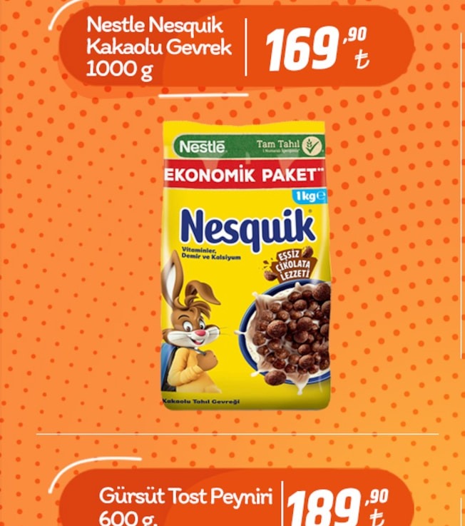 Nestle Nesquik Kakaolu Gevrek 1000 G