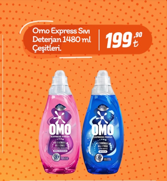 Omo Express Sıvı Deterjan 1480Ml