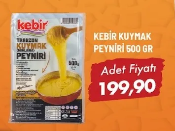 Kebi̇R Kuymak Peyni̇Ri̇ 500 Gr