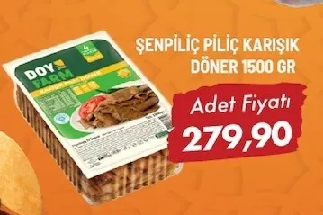 Doy Farm Şenpiliç Piliç Karışık Döner 1500 Gr