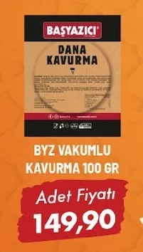 Başyazıcı Byz Vakumlu Kavurma 100 Gr