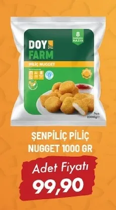 Doy Farm Şenpiliç Piliç Nugget 1000 Gr