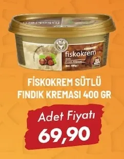 Fi̇Skokrem Sütlü Findik Kremasi 400 Gr
