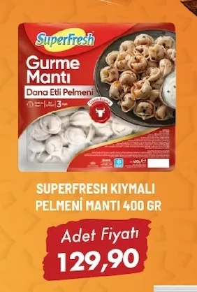 Superfresh Kiymali Pelmeni̇ Manti 400 Gr