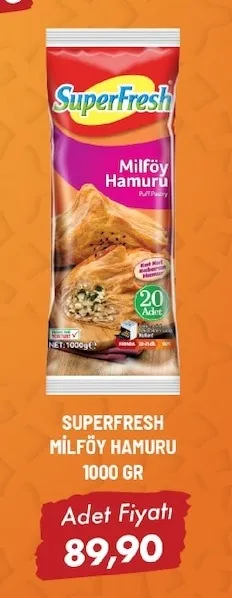 Superfresh Mi̇Lföy Hamuru 1000 Gr