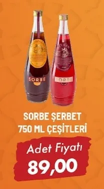 Şorbe Şerbet 750 Ml Çeşitleri