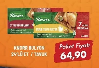 Knorr Bulyon 24'Lü Et / Tavuk