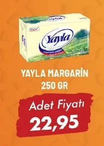 Yayla Margari̇N 250 Gr