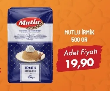 Mutlu İrmik 500 Gr