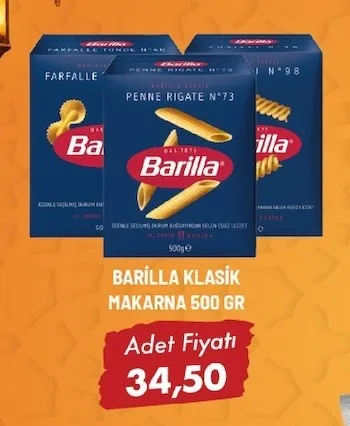 Barilla Klasik Makarna 500 Gr