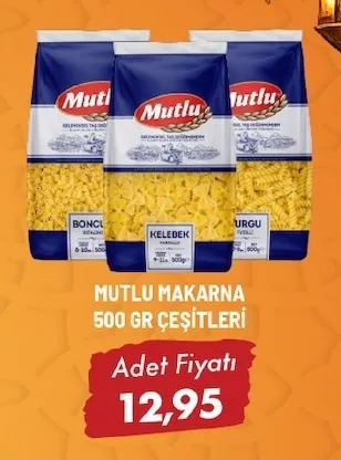 Mutlu Makarna 500 Gr Çeşitleri