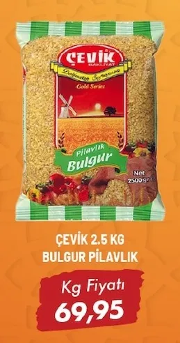 Çevi̇K 2.5 Kg Bulgur Pi̇Lavlik