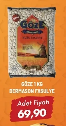 Göze 1 Kg Dermason Fasulye