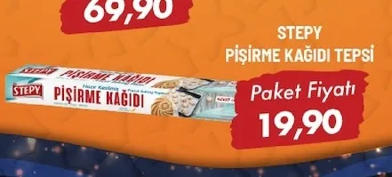 Stepy Pişirme Kağıdı Tepsi