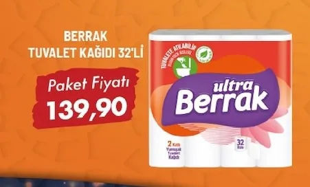 Berrak Tuvalet Kağidi 32'Li̇
