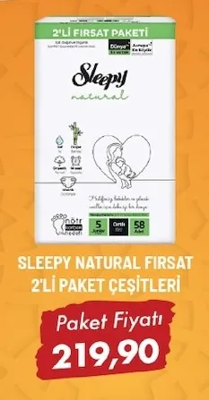 Sleepy Natural Fırsat 2'Li Paket Çeşitleri