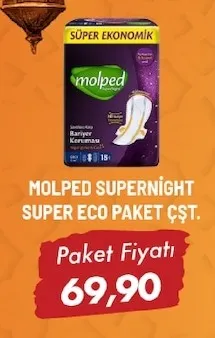 Molped Supernight Süper Eco Paket Çeşitleri