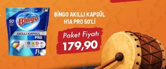 Bingo Akilli Kapsül H1A Pro 50'Li