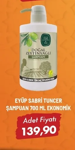 Eyüp Sabri Tuncer Şampuan 700 Ml Ekonomik