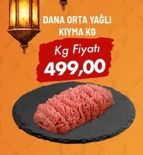 Dana Orta Yağlı Kıyma Kg