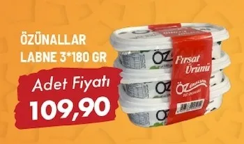 Özünallar Labne 3*180 Gr