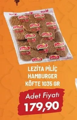 Lezita Piliç Hamburger Köfte 1035 Gr