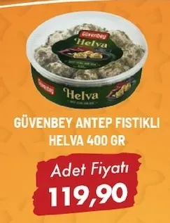 Güvenbey Antep Fistikli Helva 400 Gr