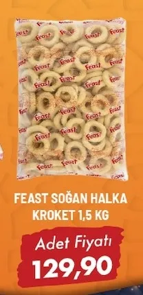 Feast Soğan Halka Kroket 1,5 Kg