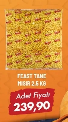 Feast Tane Mısır 2,5 Kg