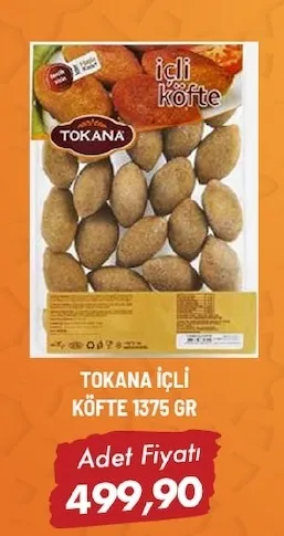 Tokana İçli̇ Köfte 1375 Gr