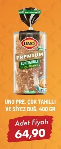 Uno Pre. Çok Tahıllı Ve Siyez Buğ. 400 Gr