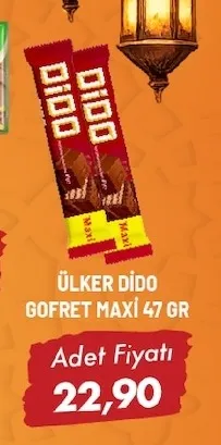 Ülker Di̇Do Gofret Maxi̇ 47 Gr