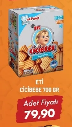 Eti̇ Ci̇Ci̇Bebe 700 Gr