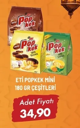 Eti Popkek Mini 180 Gr Çeşitleri
