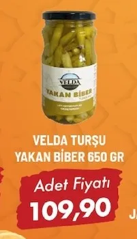 Velda Turşu Yakan Biber 650 Gr