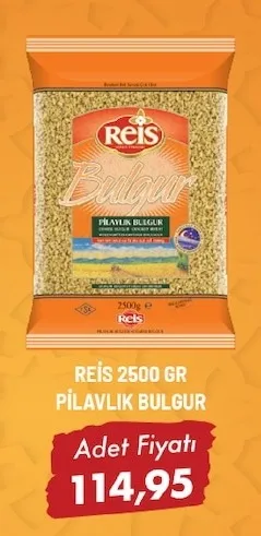 Rei̇S 2500 Gr Pi̇Lavlik Bulgur