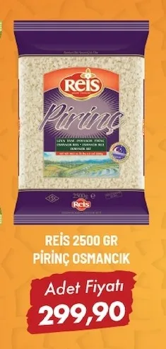Rei̇S 2500 Gr Pi̇Ri̇Nç Osmancik