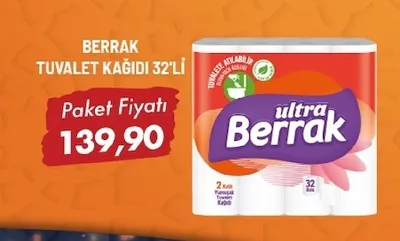 Berrak Tuvalet Kağidi 32'Li̇